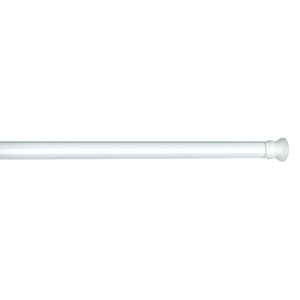 Wenko Telescopic Shower Curtain Rod White 110-245cm Wenko Telescopic Shower Curtain Rod White 110-245cm